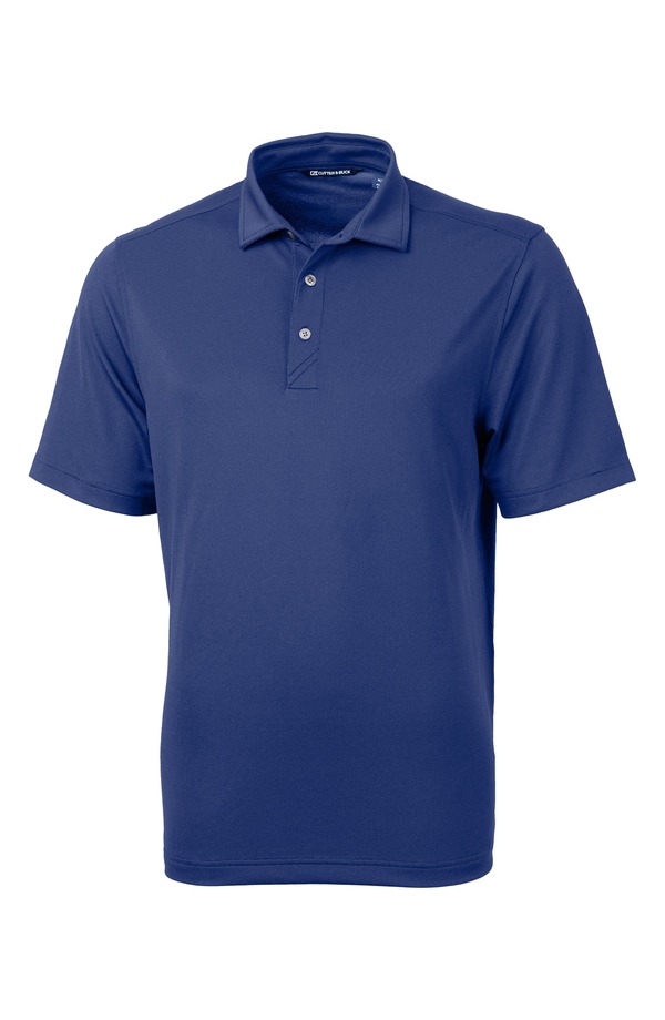 カッターアンドバック メンズ トップス ポロシャツ Cutter & Buck Virtue Piqu Recycled Blend Polo Tour Blue ブルー 12,735円