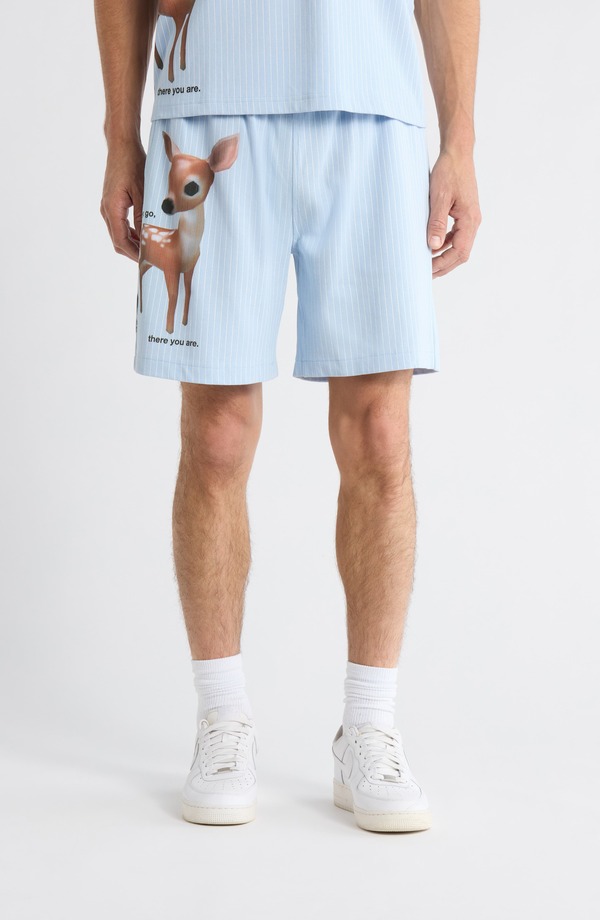 プレジャーズ メンズ ボトムス ハーフパンツ・ショーツ ショートパンツ PLEASURES Pet Shorts Blue ブルー｜ReVida 店