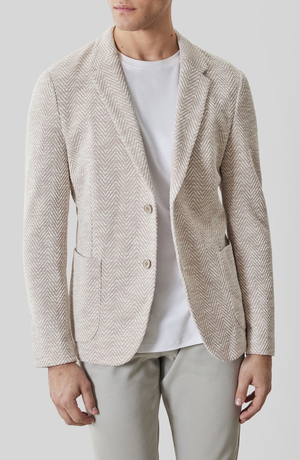 ロバートバラケット メンズ アウター ジャケット・ブルゾン コート ニット Robert Barakett Jett Knit Herringbone Sport Coat Shadow Coral コーラル