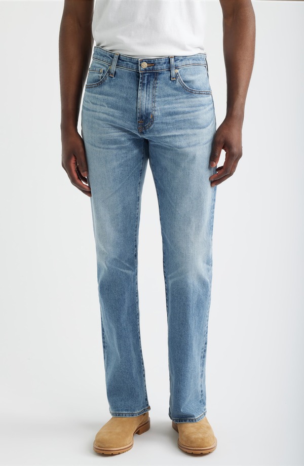 エージー メンズ ボトムス デニムパンツ ブーツカット ブーツ ジーンズ AG Clint Bootcut Jeans 19 Years Juniper｜ReVida 店