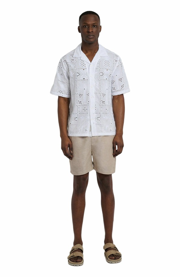 オニア メンズ トップス シャツ Onia Oversized Vacation Shirt White ホワイト
