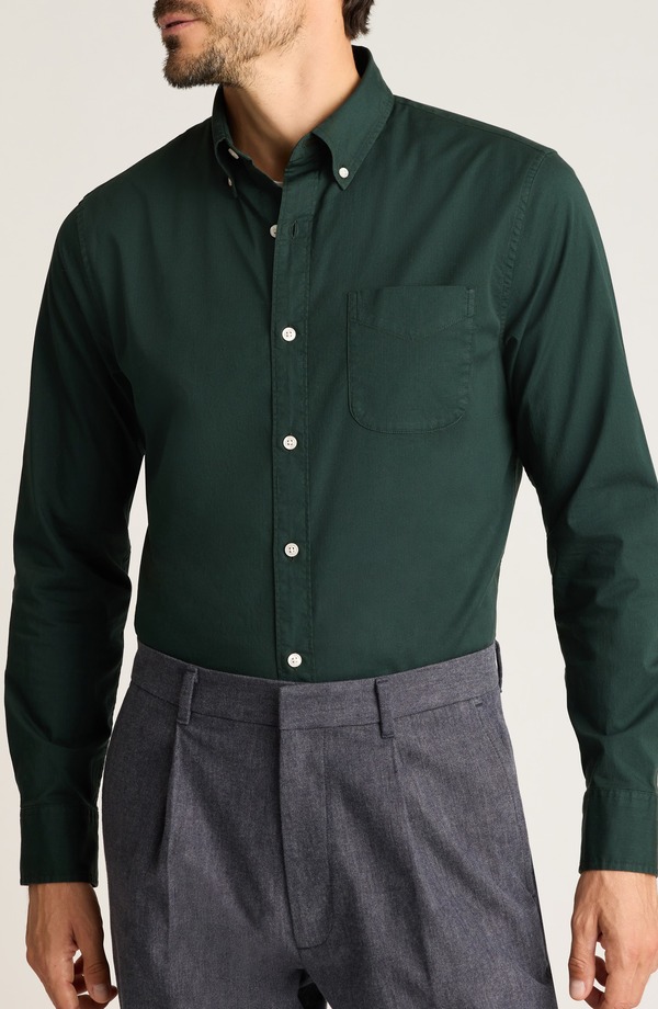 ボノボス メンズ トップス シャツ スリムフィット オックスフォード コットン ダウン Bonobos Everyday Slim Fit Cotton Button-Down Oxford Shirt Scarab