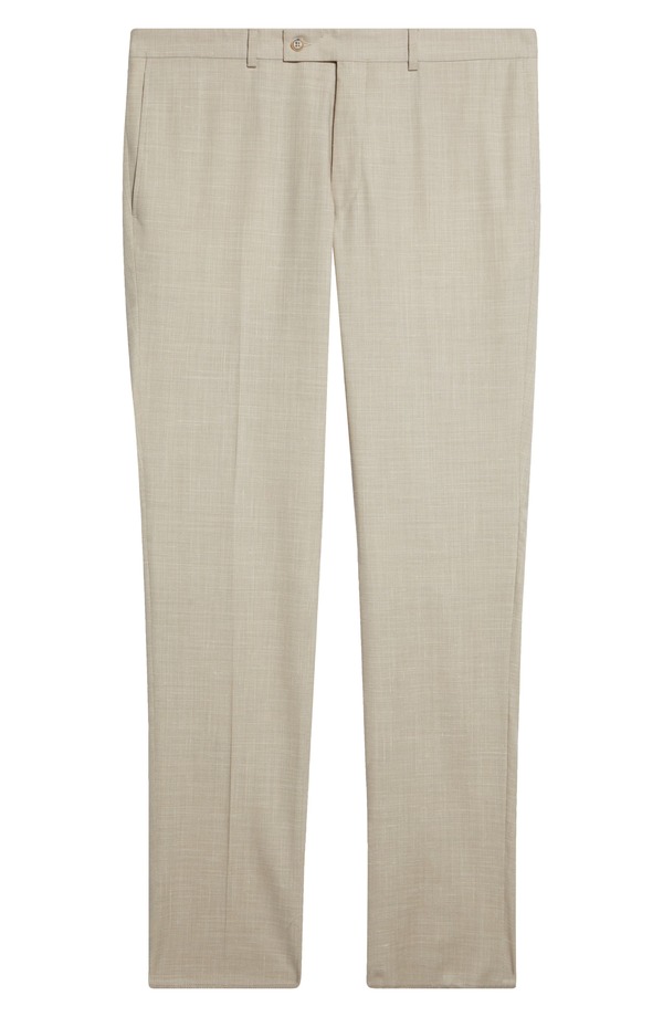 ジャックビクター メンズ ボトムス カジュアルパンツ ウール Jack Victor Patrick Tropical Weave Stretch Wool Blendress Pantsand サンド