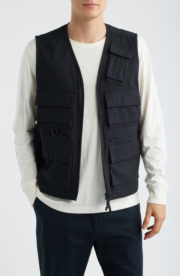 スノーピーク メンズ アウター より良い Snow Peak Takibi Herringbone Vest Black 黒いこと