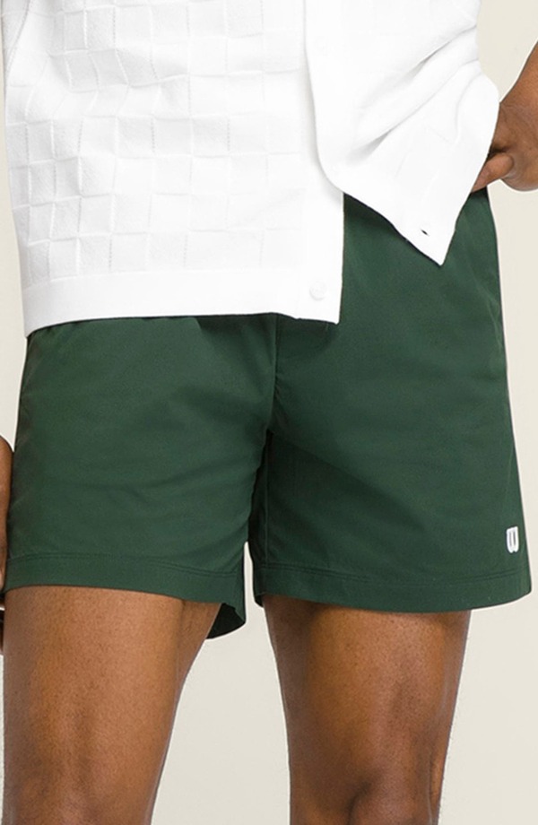 ウィルソン メンズ ボトムス ハーフパンツ・ショーツ ショートパンツ WILSON Tennis Waterepellent Volley Shortsycamore