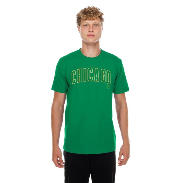 ニュー内鰓 メンズ トップス プルオーバー Men\u0027s New Era Green Chicago Cubs 2026 St. Patrick\u0027s Day T-Shirt Green 緑であること