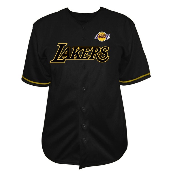 ファナティクス メンズ トップス シャツ トール ジャージー Men's Fanatics Black Los Angeles Lakers Big & Tall Pop Full-Button Jersey Black ブラック 18,801円