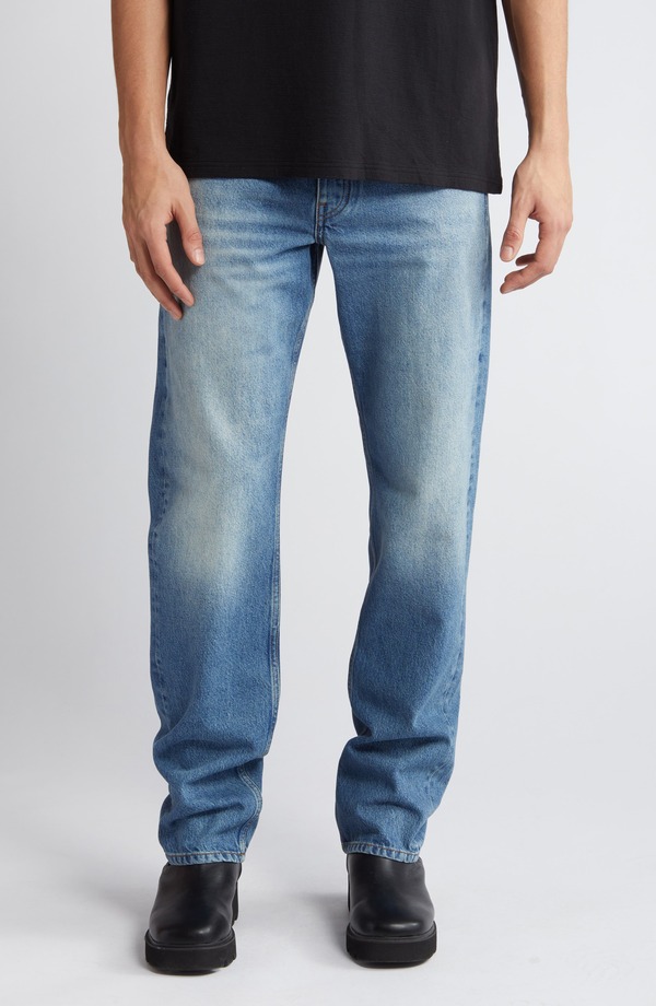 フレーム メンズ ボトムス デニムパンツ ストレート ジーンズ FRAME The Straight Leg Jeans Raywood Clean|ReVida 店