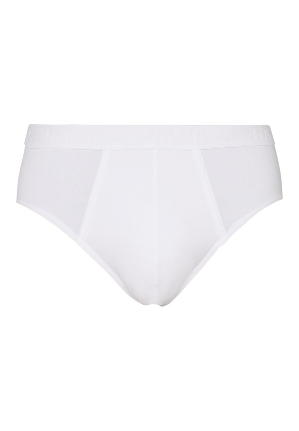 ハンロ メンズ アンダーウェア ブリーフパンツ コットン Hanro Cotton Essentials Cotton Brief All White ホワイト