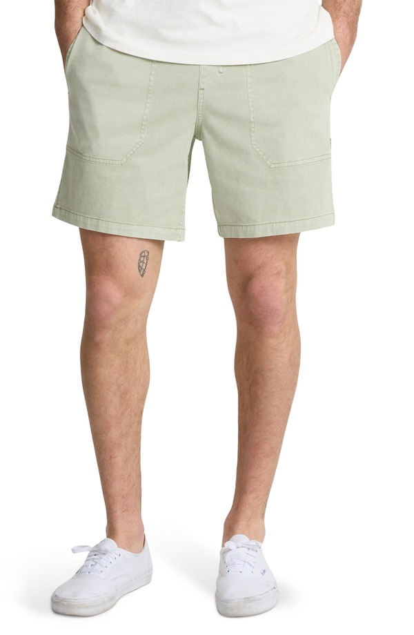 ローアク メンズ ボトムス ハーフパンツ・ショーツ ショートパンツ コットン Roark Made to Fade Stretch Cotton Drawstring Shorts Washed Sag