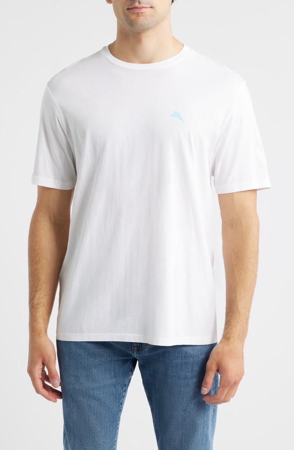 トッミーバハマ メンズ トップス Tシャツ グラフィック Tommy Bahama Swim Up Sips Graphic T-Shirt White ホワイト