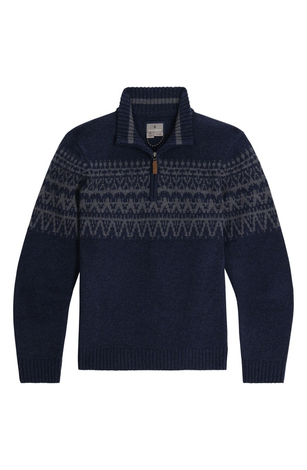ロイヤルロビンズ メンズ アウター パーカー・スウェット ハーフジップ ウール ROYAL ROBBINS Arch Rock Quarter Zip Merino Wool Pullover Navy Heather Shasta Pt ヘザー