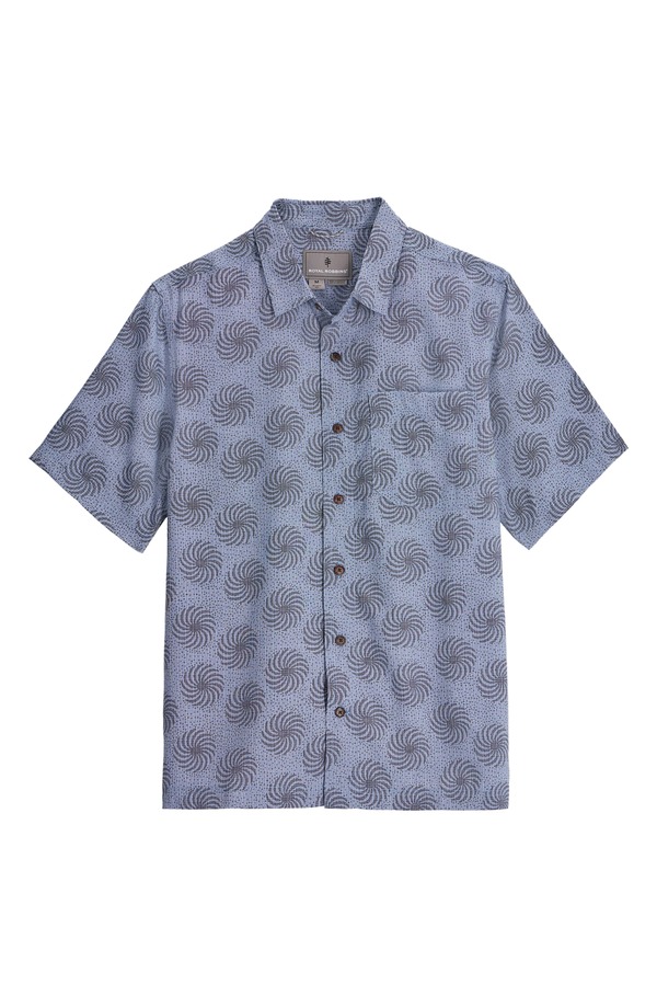 ロイヤルロビンズ メンズ トップス シャツ ポリエステル ROYAL ROBBINS Camino Pucker Short Sleeve Recycled Polyester Button-Up Shirt Flint Ray 21,226円