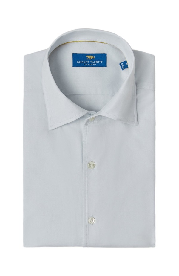 ロバート タルボット メンズ トップス シャツ オックスフォード Robertalbott Morgan Pinpoint Oxford Shirt Light Gray Oxford グレー｜ReVida 店