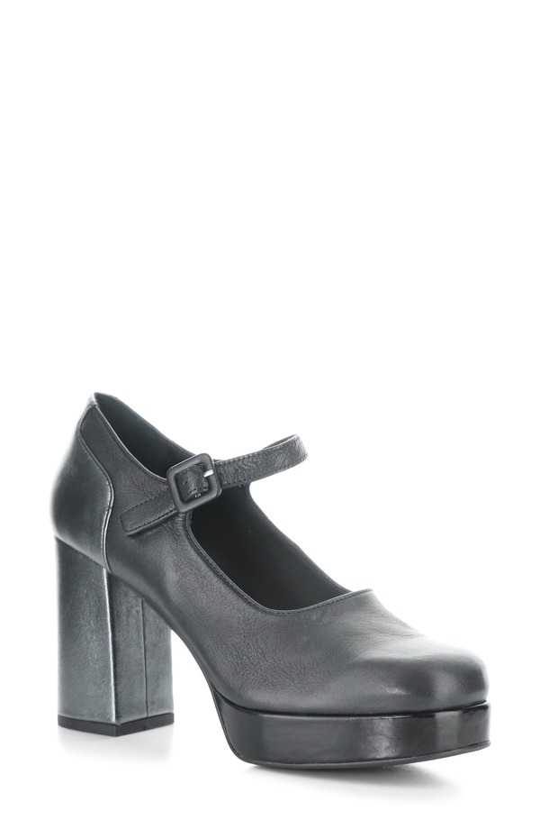 飛球英国の首都 レディース シューズ 踵 プラットホーム Fly London Eril Platform Pump Black/ Graphite 黒いこと