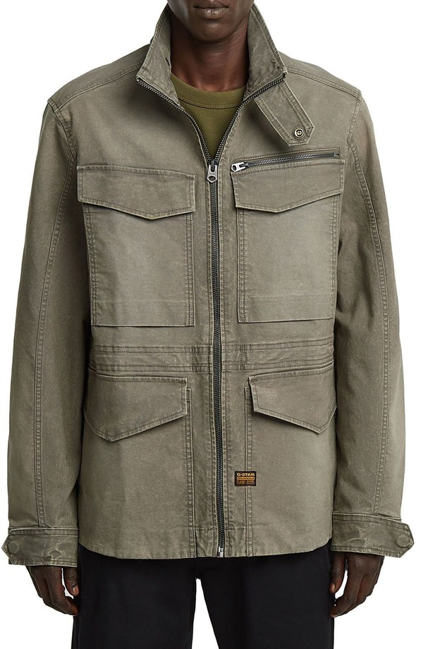 ジースター メンズ アウター ジャケット・ブルゾン スリムフィット G-STARovic Slim Fit Field Jacket Vintage Dusturf｜ReVida 店