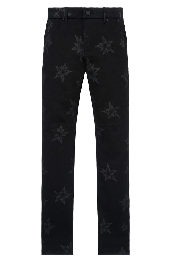 アールティーエー メンズ ボトムス デニムパンツ ジーンズ RtA Bryant Allover Star Skinny Jeans Black Allover Star ブラック