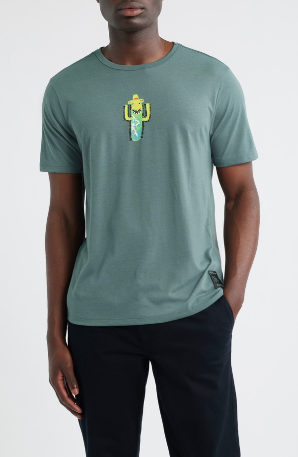 置き目アク メンズ トップス プルオーバー グラフィック Roark Mathis Core Performance Graphic T-Shirt Forest フォレスト