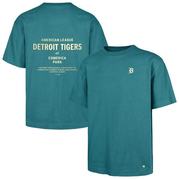 フォーティーセブン メンズ トップス プルオーバー Men\u0027s \u002747 Hunter Green Detroitigers Leon Foundation T-Shirt Hunter Green 緑であること