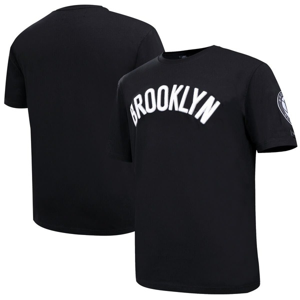 プロスタンダード メンズ トップス Tシャツ Men Pro Standard Black Brooklynets Chenille T-Shirt Black ブラック