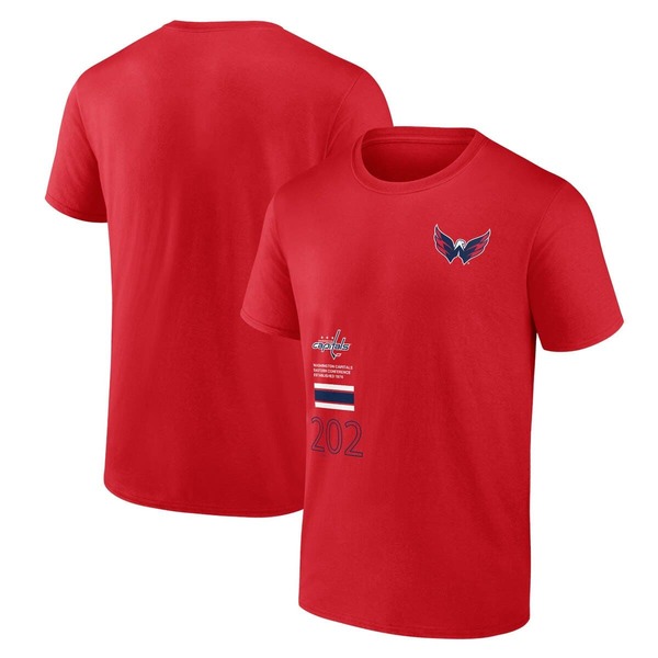 ファナティクス メンズ トップス Tシャツ キャップ Men's Fanatics Branded Red Washington Capitals Represent-Shirt Red レッド｜ReVida 店