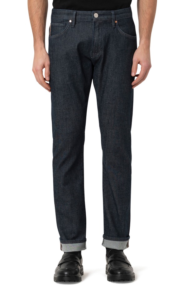 34ヘリテージ メンズ ボトムス デニムパンツ ストレート ジーンズ 34 Heritage Courage Straight Leg Jeans Dark Blue Selvedge ブルー