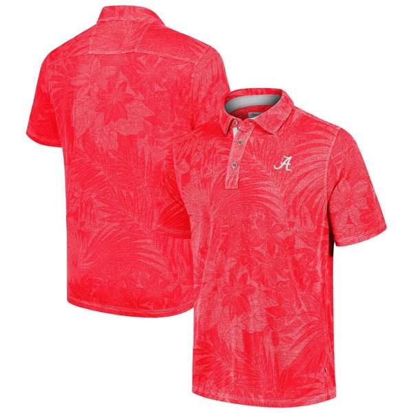 トッミーバハマ メンズ トップス プルオーバー トール Men\u0027s Tommy Bahama Crimson Alabama Crimson Tide Big \u0026 Tall Sport Santiago Paradise Polo Crimson クリムゾン