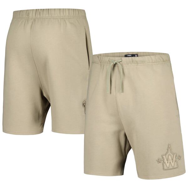 プロスタンダード メンズ ボトムス ハーフパンツ・ショーツ ショートパンツ フリース Men's Pro Standard Pewter Washingtonationals Neutral Fleece Shorts Pewter ピューター