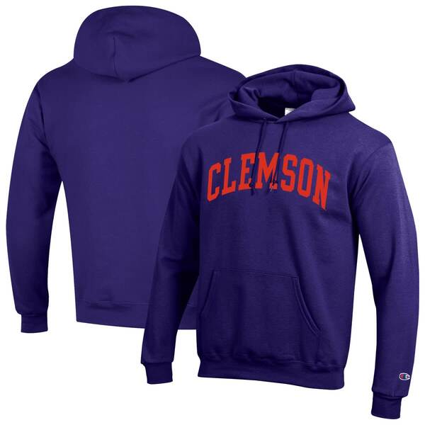はやりっ児 メンズ アウター パーカー・スウェット フリース Men\u0027s Champion Purple Clemson Tigers Basic Arch Fleece Pullover Hoodie Purple パープル メンズファッション-パーカー-トップス