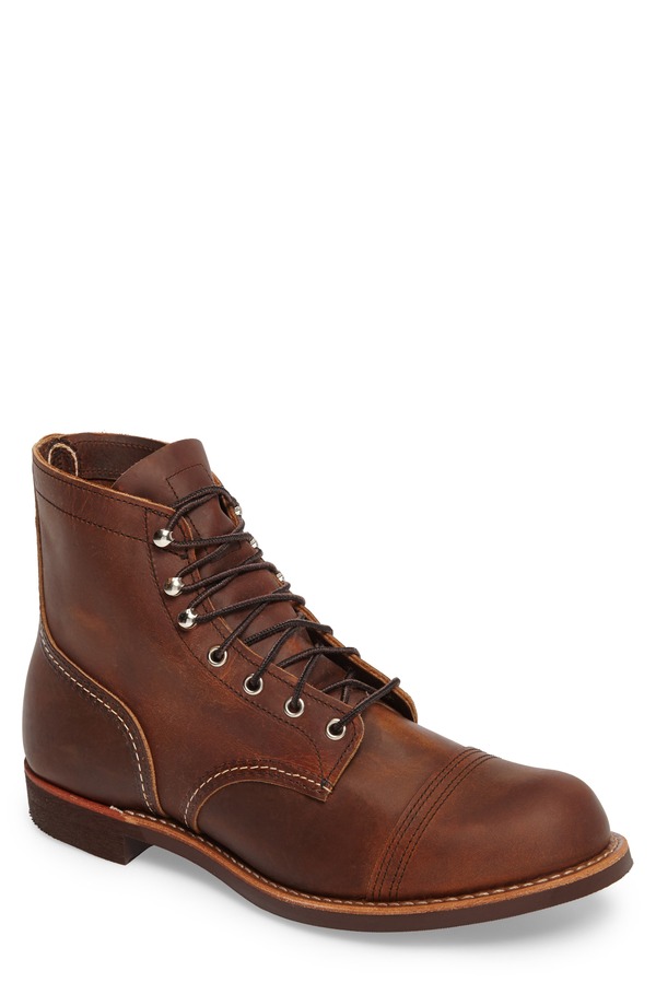 レッドウィング メンズ シューズ ブーツ・レインブーツ 旗がしら Red Wing Iron Ranger Cap Toe Boot Copper Leather