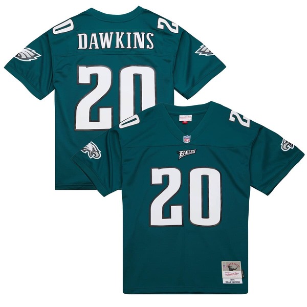 ミッチェル\u0026ネス メンズ トップス プルオーバー プルオーバー Men\u0027s Mitchell \u0026 Ness Brian Dawkins Green Philadelphia Eagles Legacy Replica Jersey Green 緑であること