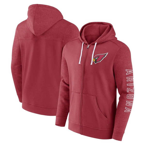 ファナティクス メンズ アウター パーカー・スウェット Men\u0027s Fanatics Branded Cardinal Arizona Cardinals Offensive Lineup Hoodie Full-Zip Hoodie Cardinal