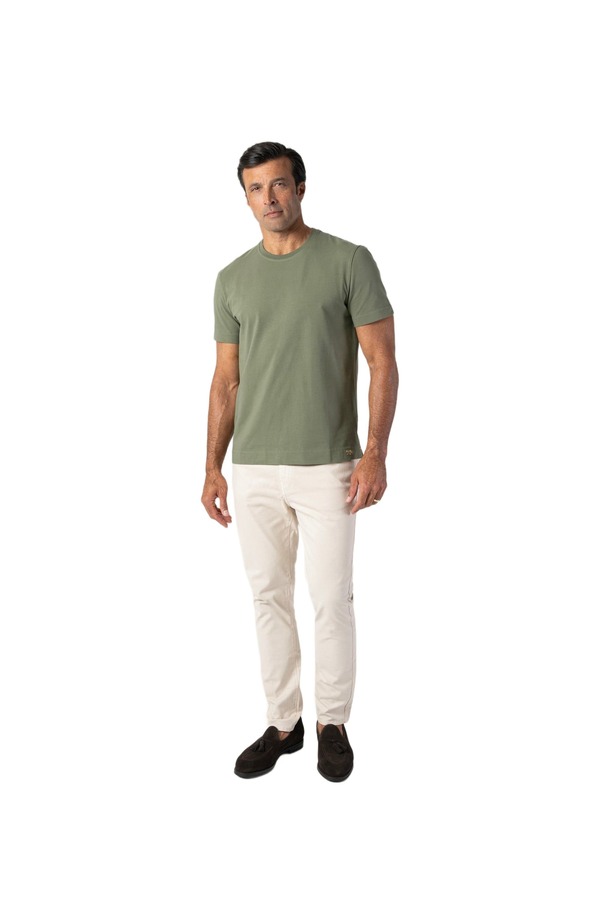 ロバート タルボット メンズ トップス プルオーバー プルオーバー Robertalbott Dean Stretch Jersey Tee Olive オリーブ