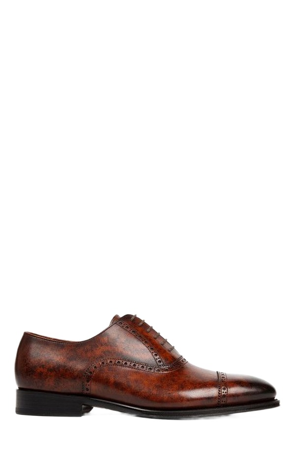 アンソニー ヴィア メンズ シューズ オックスフォード ブローグ Anthony Veer Windsor Brogue Cognac Eclipse