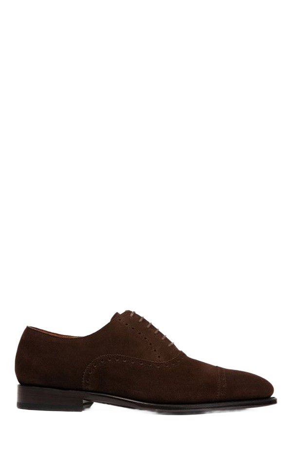 アンソニー ヴィア メンズ シューズ オックスフォード ブローグ Anthony Veer Windsor Brogue Tobacco Velvet Brown 赤銅色