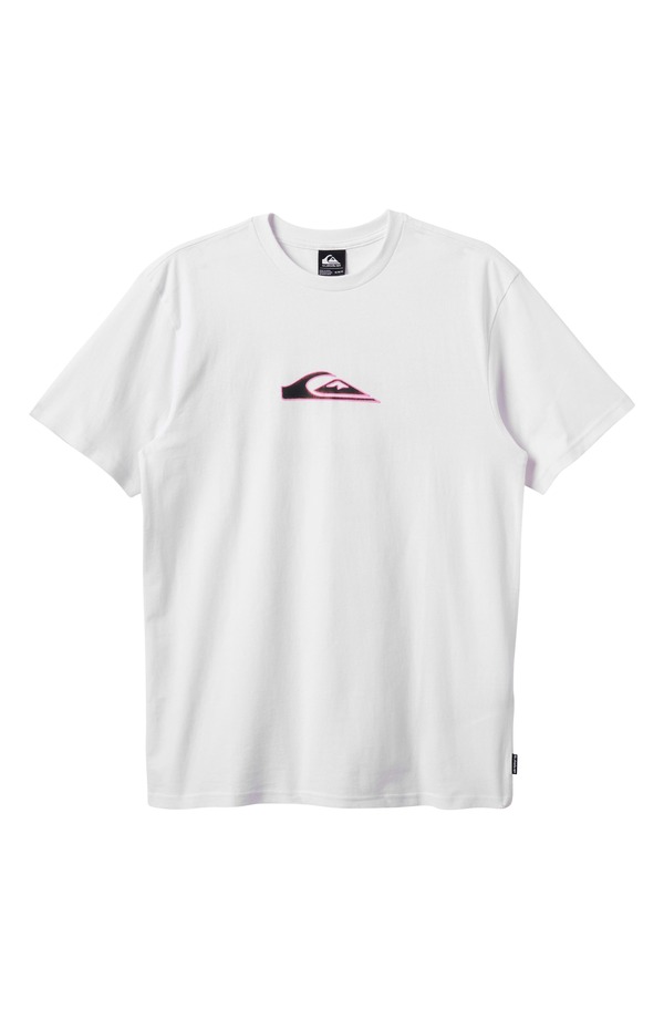 クイックシルバー メンズ トップス Tシャツ グラフィック Quiksilver Oval Torch Moe Graphic T-Shirt White ホワイト