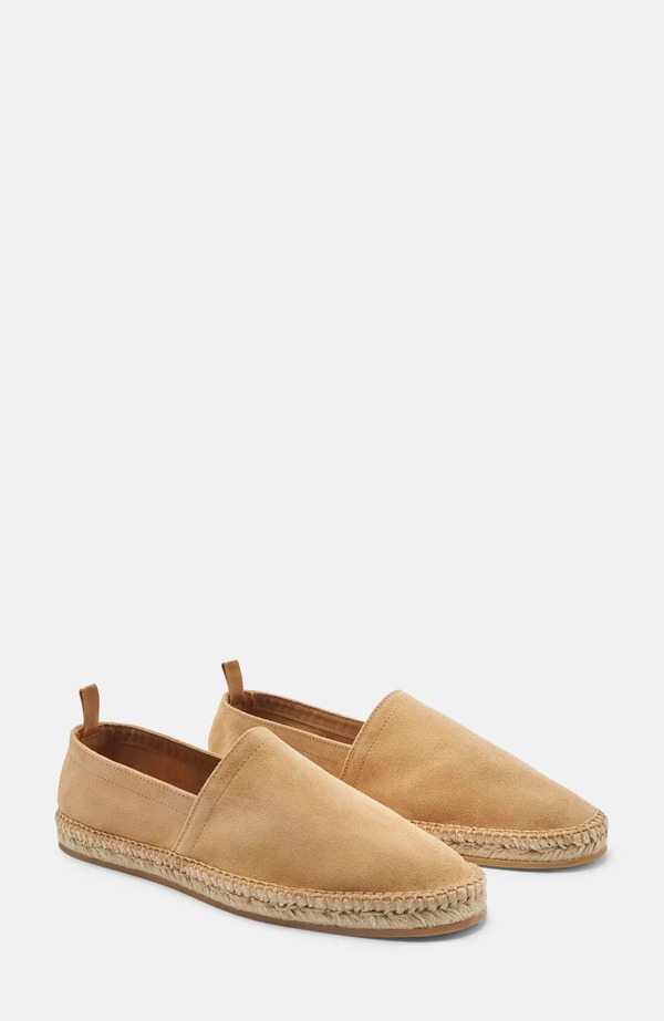 スカロッソ メンズ シューズ スリッポン・ローファー SCAROSSO Pablo Espadrilles Beige - Suede ベージュ｜ReVida 店