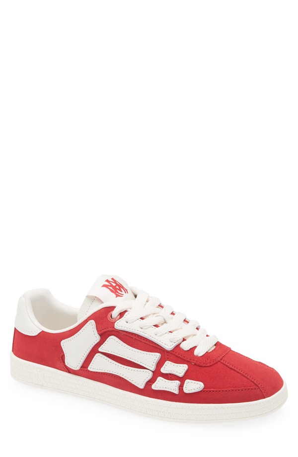 アミリ メンズ シューズ スニーカー スエードクロス AMIRI Pacific Bonesuede Sneaker Varsity Red 赤いこと