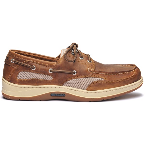 セバゴ メンズ シューズ スリッポン・ローファー Sebago Clovehitch Ii Fgl Waxed Boat Shoes Brown Cinnamon 赤銅色