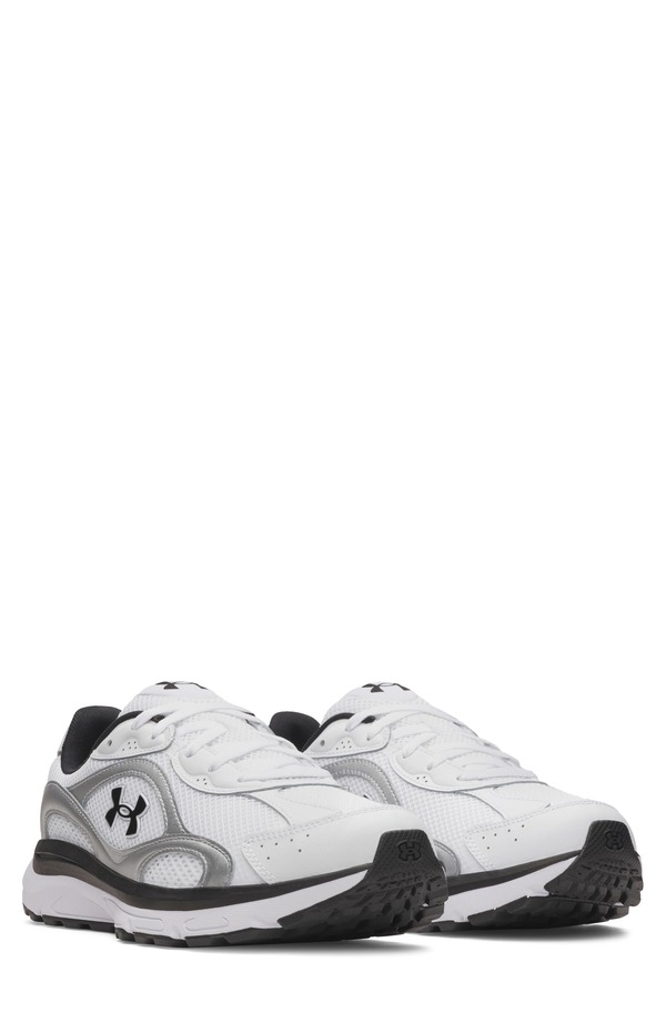 アンダーアーマー メンズ シューズ スニーカー Under Armour UA Tech Runner Sneaker White/ Metallic Silver/ Black 白いこと