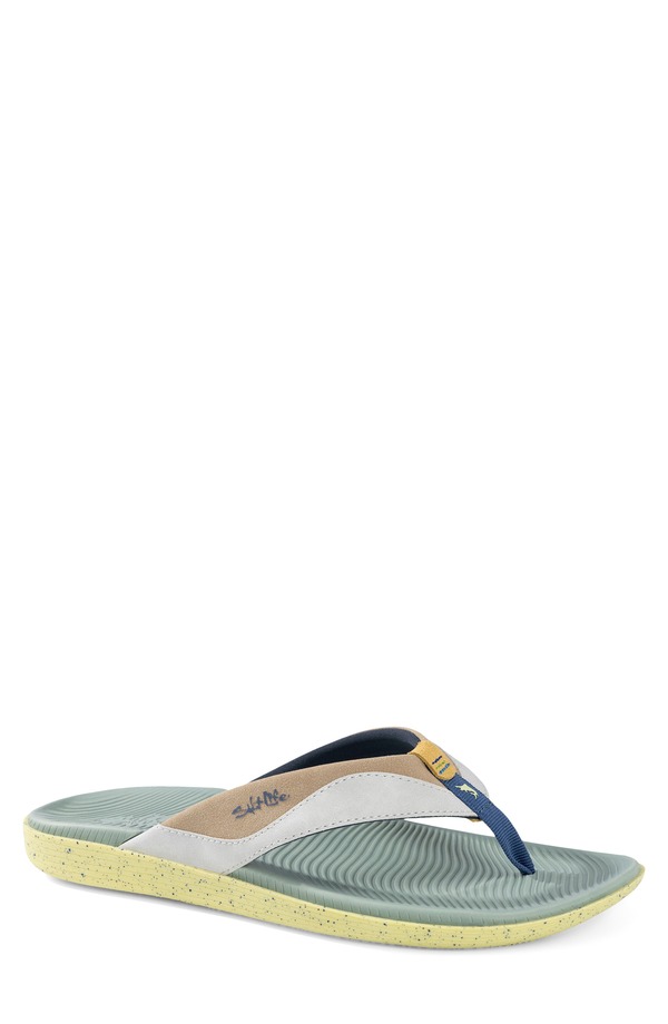 ソルトライフ メンズ シューズ サンダル Salt Life The Dune Flip Flop Lime ライム｜ReVida 店