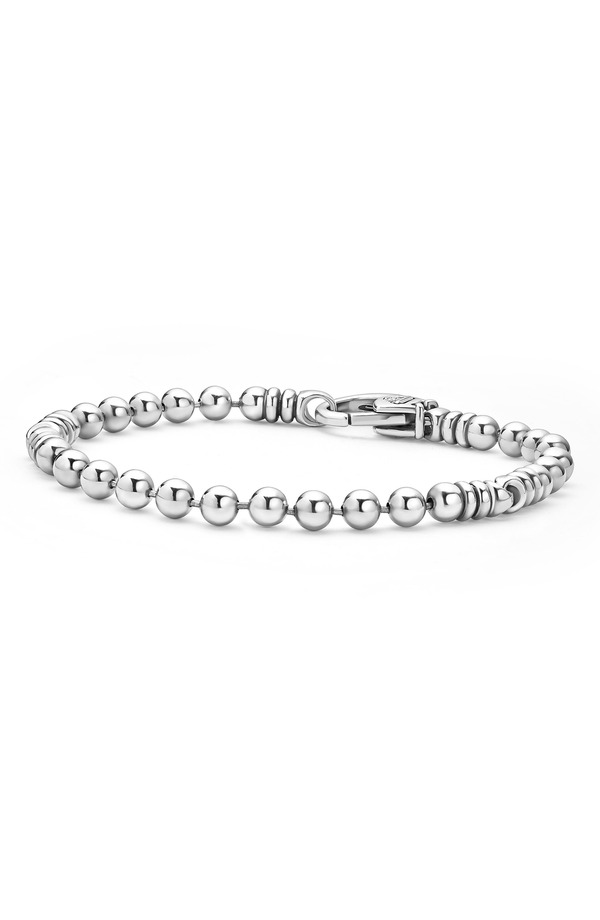 ラゴス メンズ 付属物 ブレスレット・バングル・アンクレット LAGOS Men\u0027s Anthem Ball Chain Bracelet Silver しろがね色