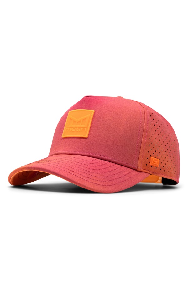 メリン メンズ 付属物 鳥打ち帽 旗がしら Melin Odyssey Stacked Aura Hydro Adjustable Performance Ball Cap Sunset Aura