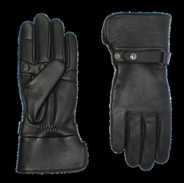 アニェル メンズ 付属物 グローブ なめし革 Agnelle Hooper Alpaca Lined Goat Leather Gloves Tnoir