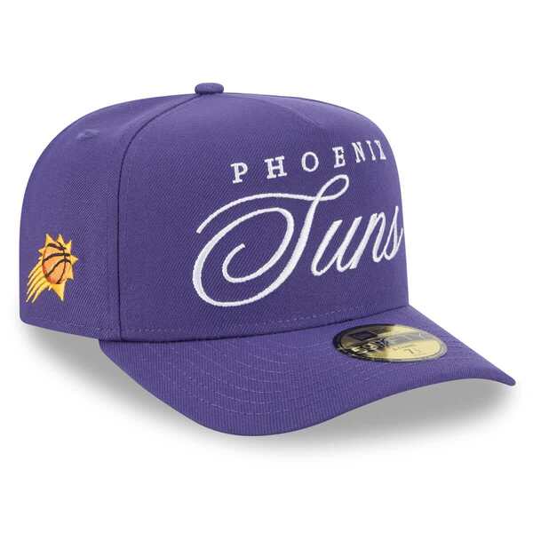 ニュー内鰓 メンズ 添え物 鳥打ち帽 Men\u0027s New Era Purple Phoenix Suns 2025 NBA Draft A-Frame 59FIFTY Fitted Hat Purple パープル