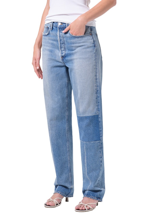 アゴルド レディース ボトムス デニムパンツ ストレート ジーンズ AGOLDE 90s Mid Rise Relaxed Straight Leg Jeansession Mid Indigo インディゴ