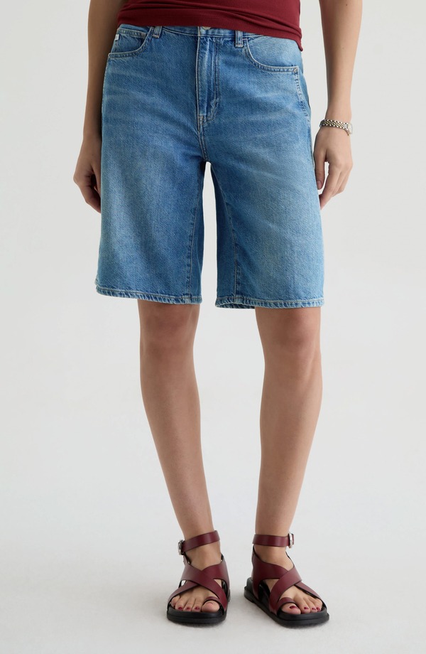 エージー レディース ボトムス ジーンズズボン下 遊撃手ズボン下 AG Thalia Denim Bermuda Shorts Galaxy ジーンズ