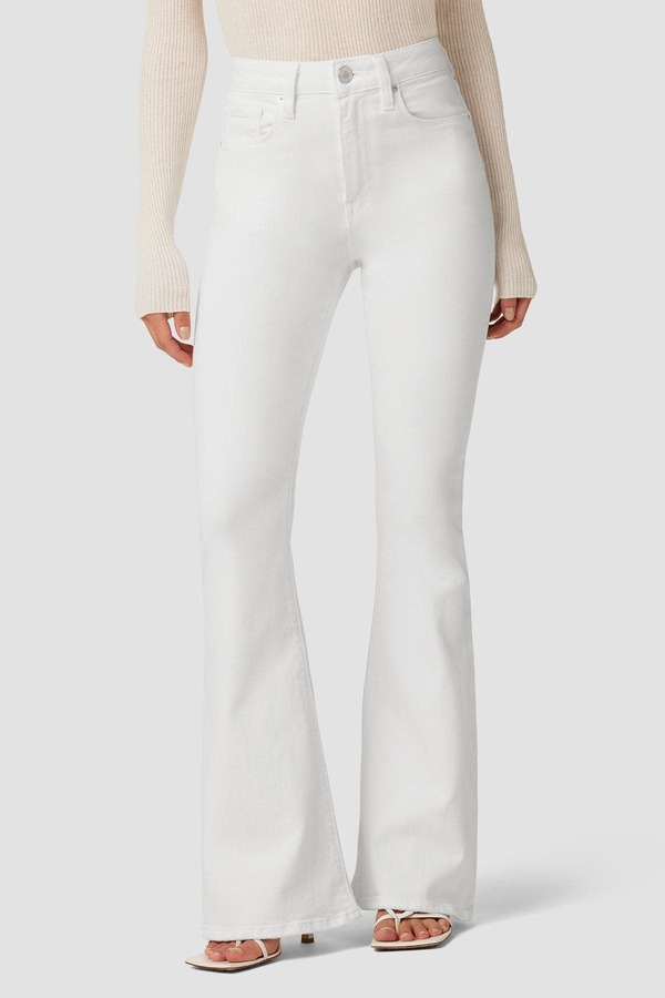 ハドソンデニム レディース ボトムス レギンス プチ Hudson Jeans Holly Flare Petite White 白いこと