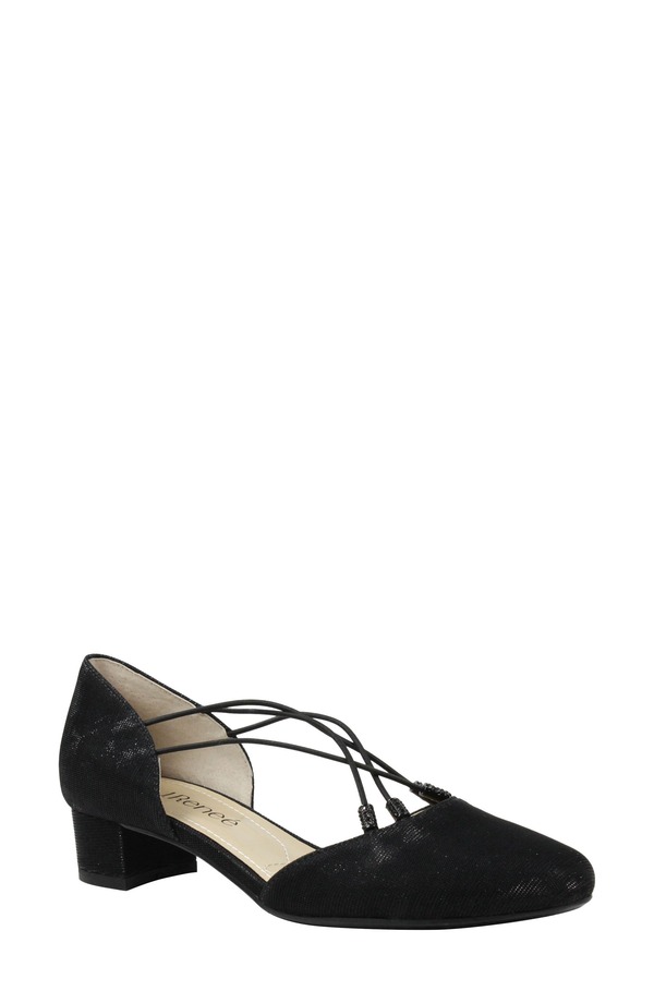 ジェイレニー レディース シューズ ヒール J. Rene Pump Black Glitter Fabric ブラック 23,980円