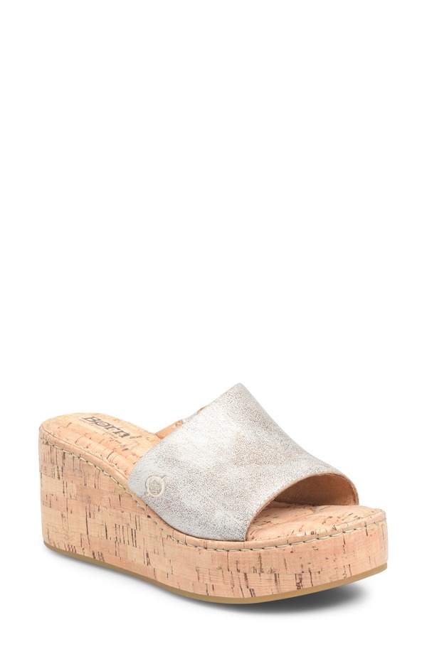 バーン レディース シューズ ヒール プラットフォーム サンダル Brn Shilo Platform Wedge Sandalight Gold Metallic ゴールド｜ReVida 店